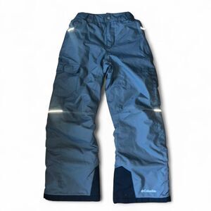 Columbia Sportswear Kids Youth Omni Heat Gray Snowboarding Skiing Pants